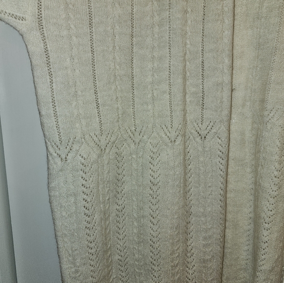 Knox Rose Long Pointelle Cardigan 2x - Picture 7 of 9